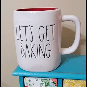 " Let's get baking " Rae Dunn Christmas mug
